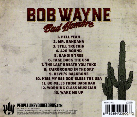 Bob Wayne: Bad Hombre [CD]