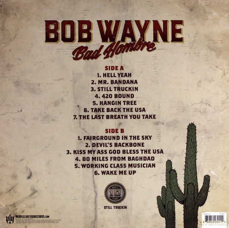 Bob Wayne: Bad Hombre [Winyl]+[CD]
