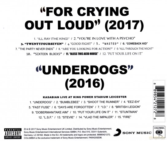 Kasabian: For Crying Out Loud (Deluxe) [2CD]