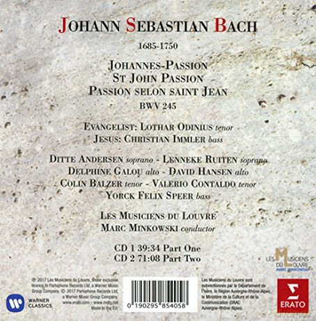 Marc Minkowski: Bach: Passion [2CD]