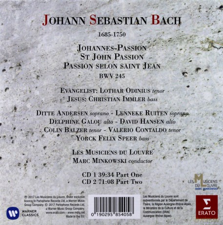 Marc Minkowski: Bach: Passion [2CD]