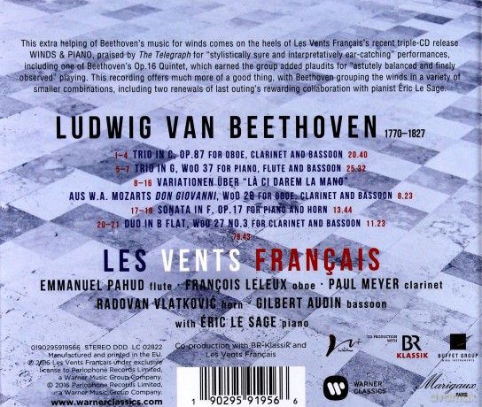 Les Vents Francais: German Repertoire For Winds vol. 1 [CD]