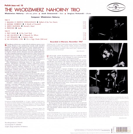 Włodzimierz Nahorny Trio: Heart (Polish Jazz) [Winyl]