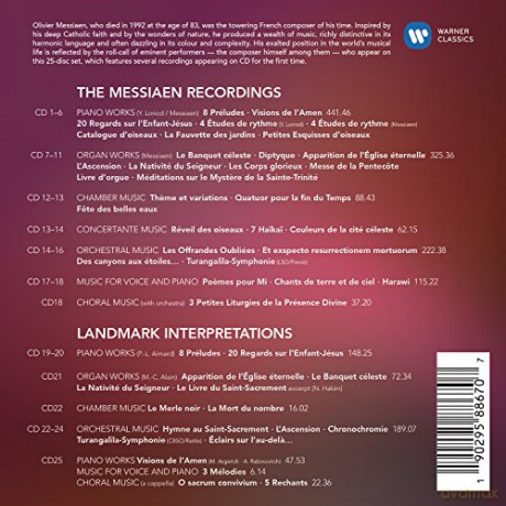 Olivier Messiaen: The Olivier Messiaen Edition [25CD]