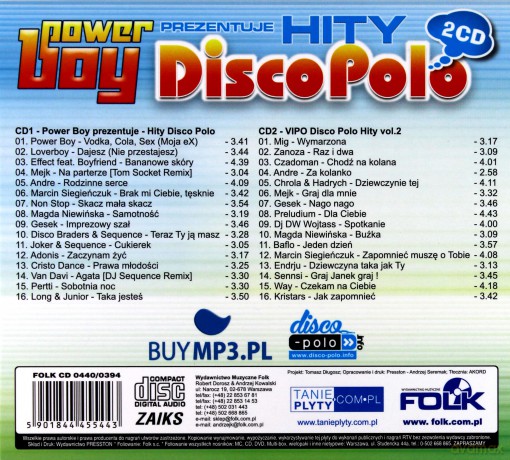 Power Boy: Hity Disco Polo [2CD]