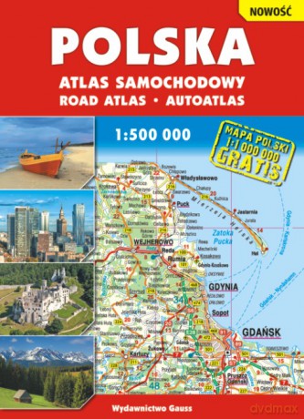 Atlas samochodowy Polska 1:500 000 [KSIĄŻKA]
