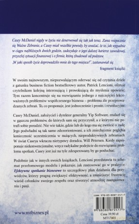 Efektywne spotkanie biznesowe. Jak nie umrzeć z nudów na zebraniu - Patrick Lencioni [KSIĄŻKA]