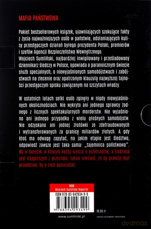 Mafia państwowa Pakiet - Wojciech Sumliński [KSIĄŻKA]
