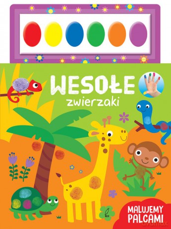 Malujemy palcami. Wesołe zwierzaki [KSIĄŻKA]
