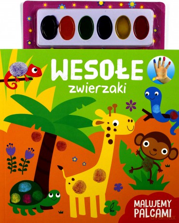 Malujemy palcami. Wesołe zwierzaki [KSIĄŻKA]