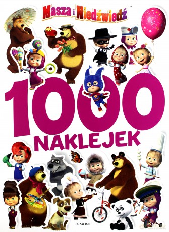 Masza i niedźwiedź 1000 naklejek 2 - Klaudyna Cwynar [KSIĄŻKA]