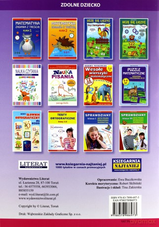 Matematyka. Zadania z treścią klasa 3. Zdolne dziecko - Ewa Buczkowska [KSIĄŻKA]