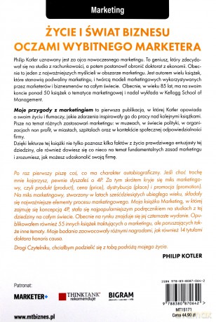 Moje przygody z marketingiem - Philip Kotler [KSIĄŻKA]