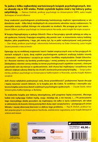 Najmądrzejszy w pokoju. Jakie korzyści możemy czerpać z najważniejszych odkryć psychologii społecznej - Thomas Gilovich [KSIĄŻKA]
