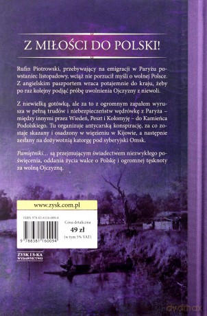 Pamiętniki z pobytu na Syberii część 1 - Rufin Piotrowski [KSIĄŻKA]