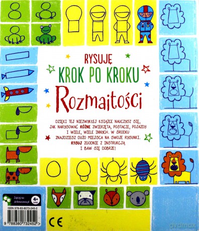 Rozmaitości. Rysuję krok po kroku - Candice Whatmore [KSIĄŻKA]