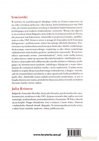 Semeiotike Prace z zakresu semanalizy - Julia Kristeva [KSIĄŻKA]