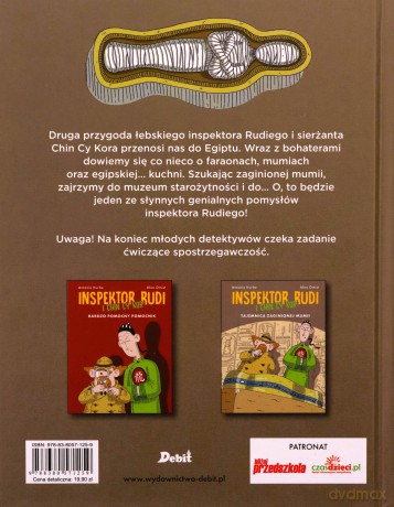Tajemnica zaginionej mumii. Inspektor Rudi i Chin Cy Kor - Antonio Iturbe [KSIĄŻKA]