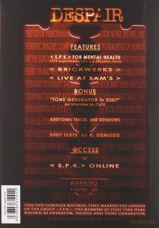 Spk: Despair [DVD]