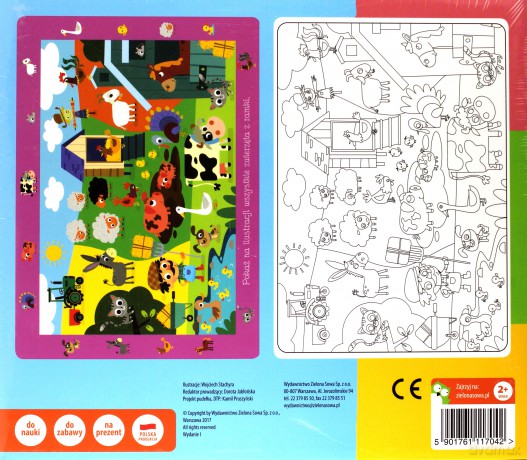 ZIELONA SOWA 20 el. Zwierzęta na wsi [PUZZLE]