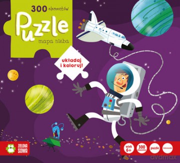 ZIELONA SOWA 300 el. Mapa nieba [PUZZLE]