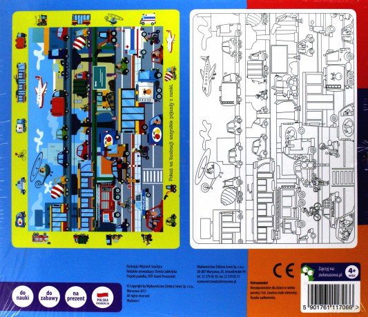 ZIELONA SOWA 36 el. Pojazdy [PUZZLE]