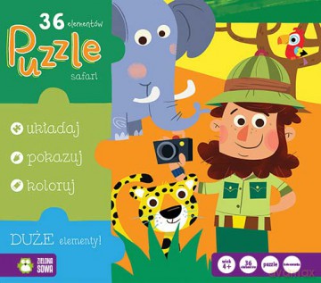 ZIELONA SOWA 36 el. Safari [PUZZLE]