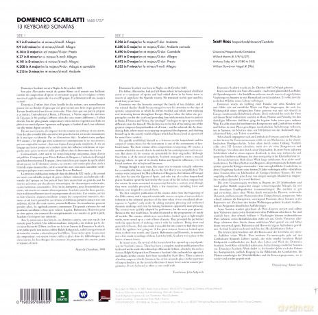 Ross Scott: Scarlatti: 13 Sonatas [Winyl]