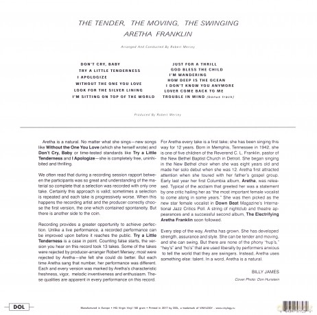 Aretha Franklin: The Tender The Moving The Swinging [Winyl]