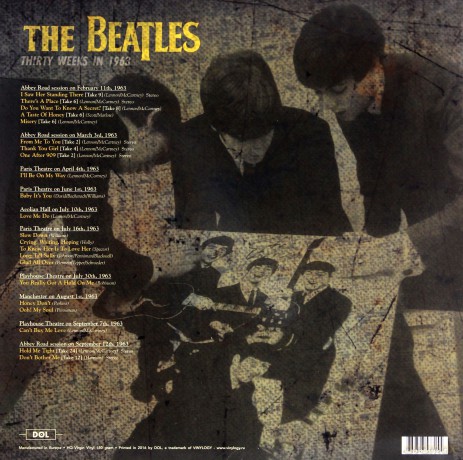 The Beatles: Thirty Weeks In 1963 [Winyl]