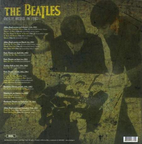 The Beatles: Thirty Weeks In 1963 [Winyl]
