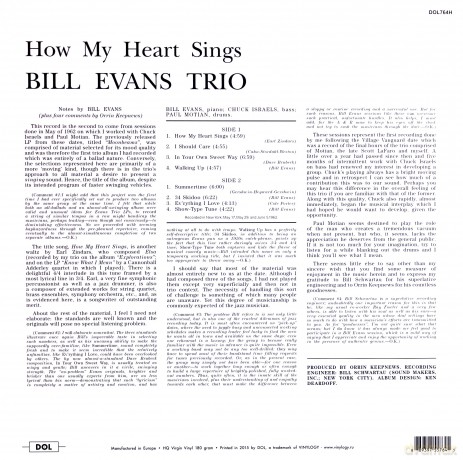 Bill Evans: How My Heart Sings! [Winyl]
