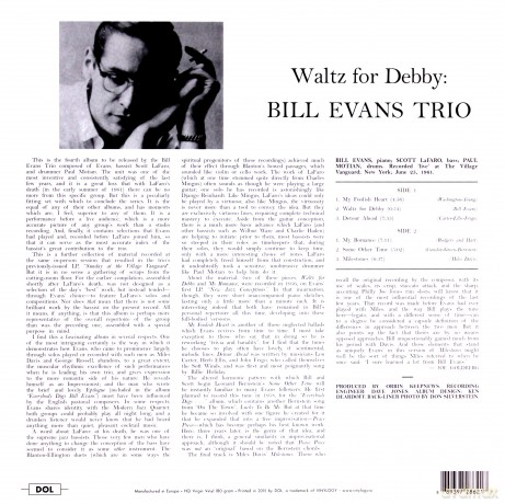 Bill Evans Trio: Waltz For Debby [Winyl]