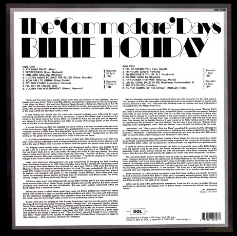Billie Holiday: The Commodore Days [Winyl]