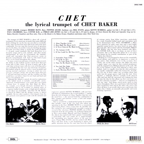 Chet Baker: Chet [Winyl]