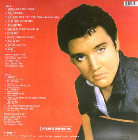 Elvis Presley: Elvis' Christmas Album (Coloured) [Winyl]