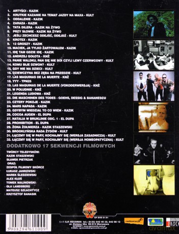 Niezależne Krutkie filmy muzyczne (Kult, KazikNaŻywo, ElDupa, Kazik) [DVD]