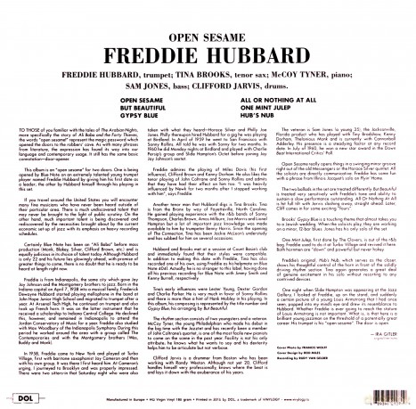 Freddie Hubbard: Open Sesame [Winyl]