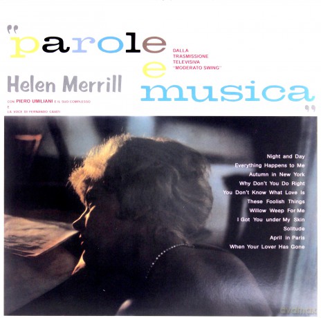 Helen Merrill: Parole E Musica [Winyl]
