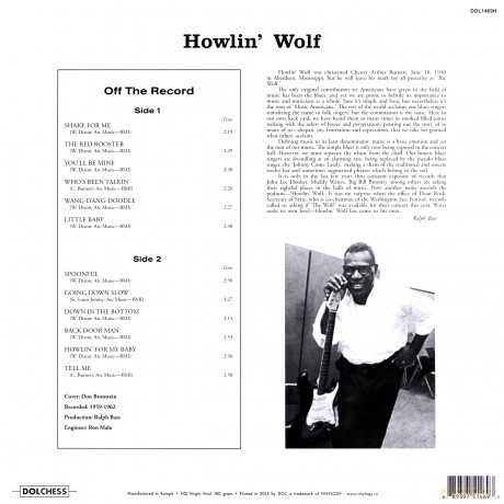 Howlin' Wolf: Howlin' Wolf [Winyl]