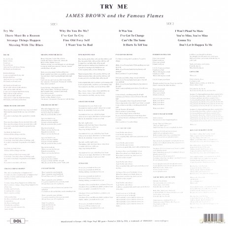 James Brown: Try Me [Winyl]