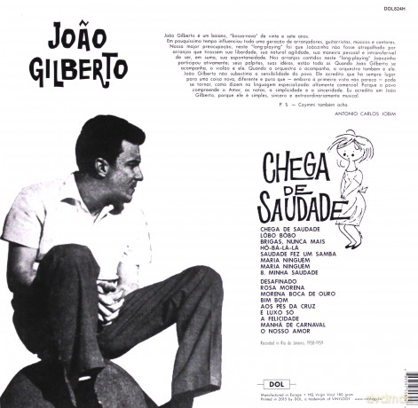 Joao Gilberto: Chega De Saudade [Winyl]