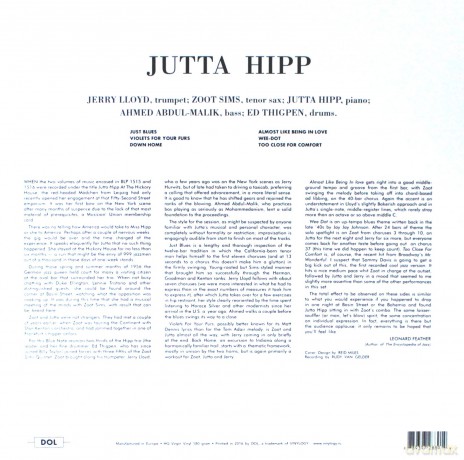 Jutta Hipp: With Zoot Sims [Winyl]
