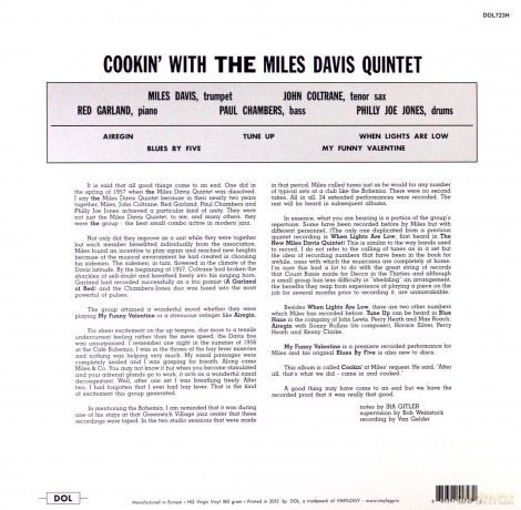 Miles Davis: Cookin' [Winyl]