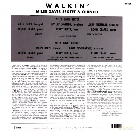 Miles Davis: Walkin' [Winyl]