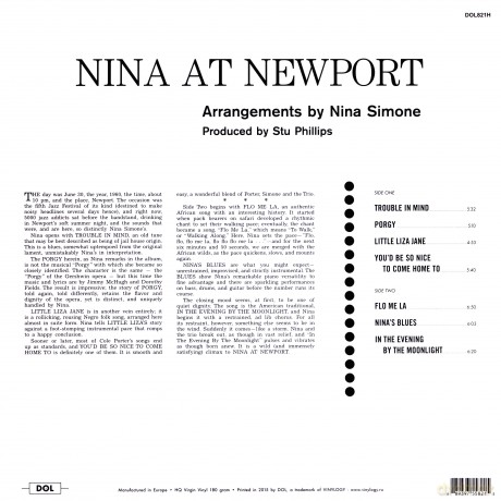 Nina Simone: Nina At Newport [Winyl]