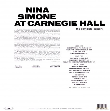 Nina Simone: Live At Carnegie Hall [2xWinyl]