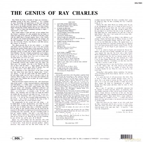 Ray Charles: The Genius Of Ray Charles [Winyl]