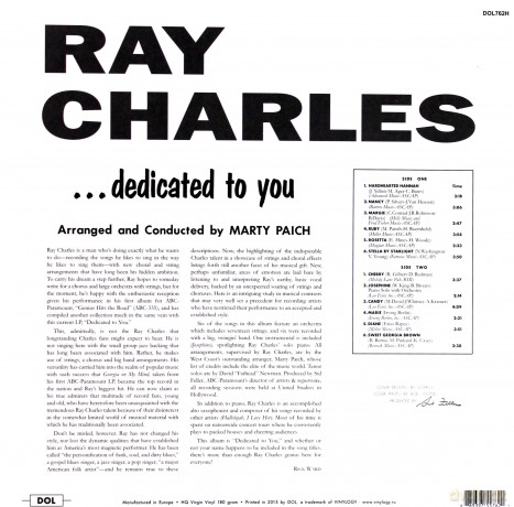 Ray Charles: Dedicated To You [Winyl]