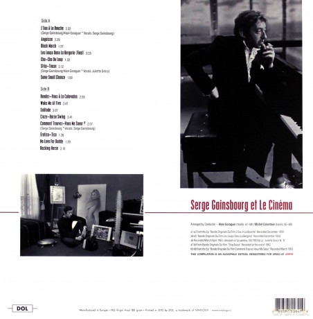Serge Gainsbourg: Et Le Cinema [Winyl]